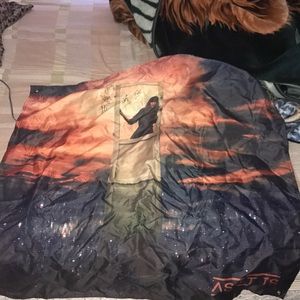 Signed As It Is wall flag